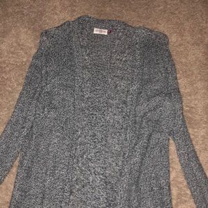 black&white knit cardigan